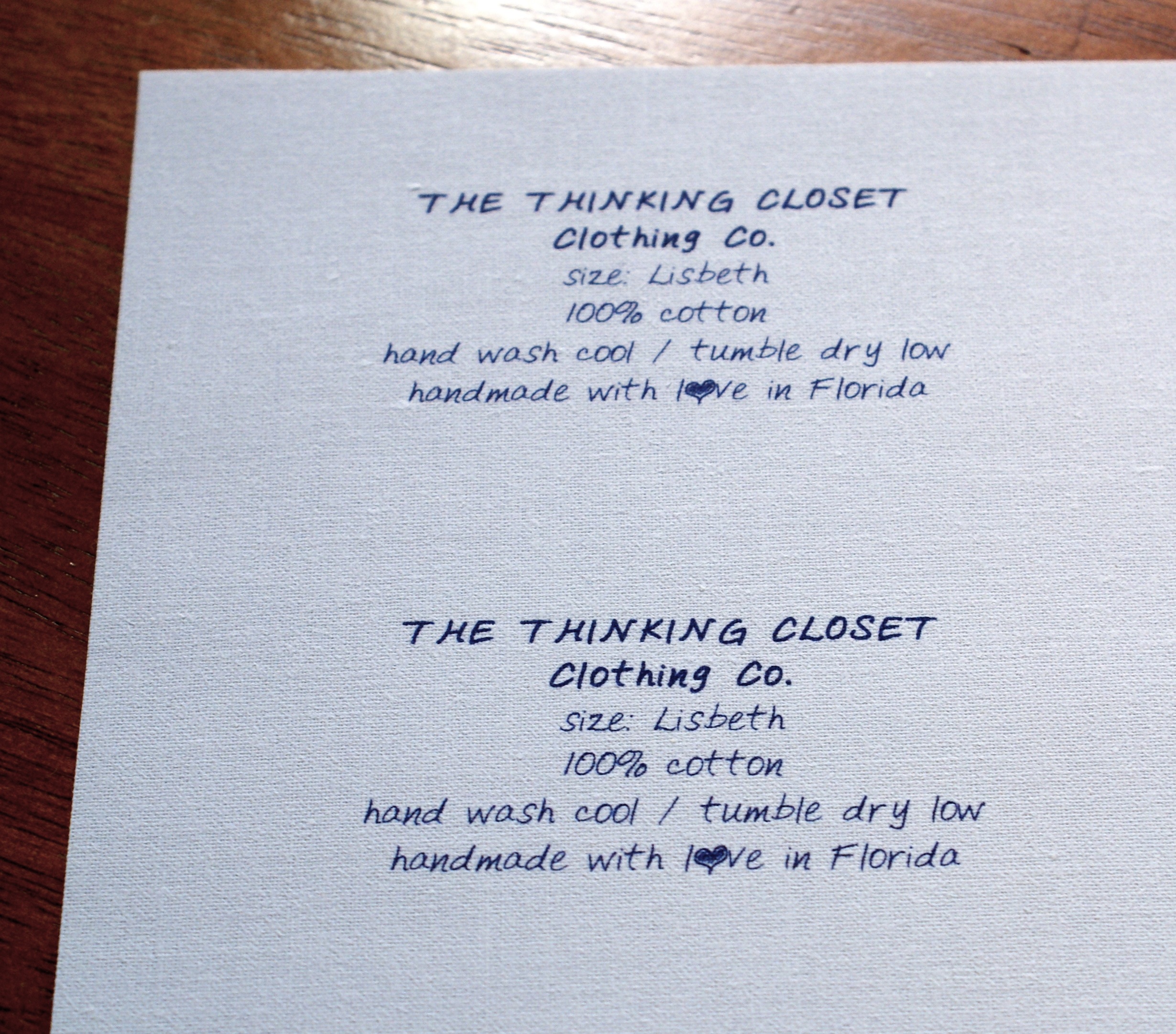 DIY Clothing Labels with Personalized Font via The Thinking Closet